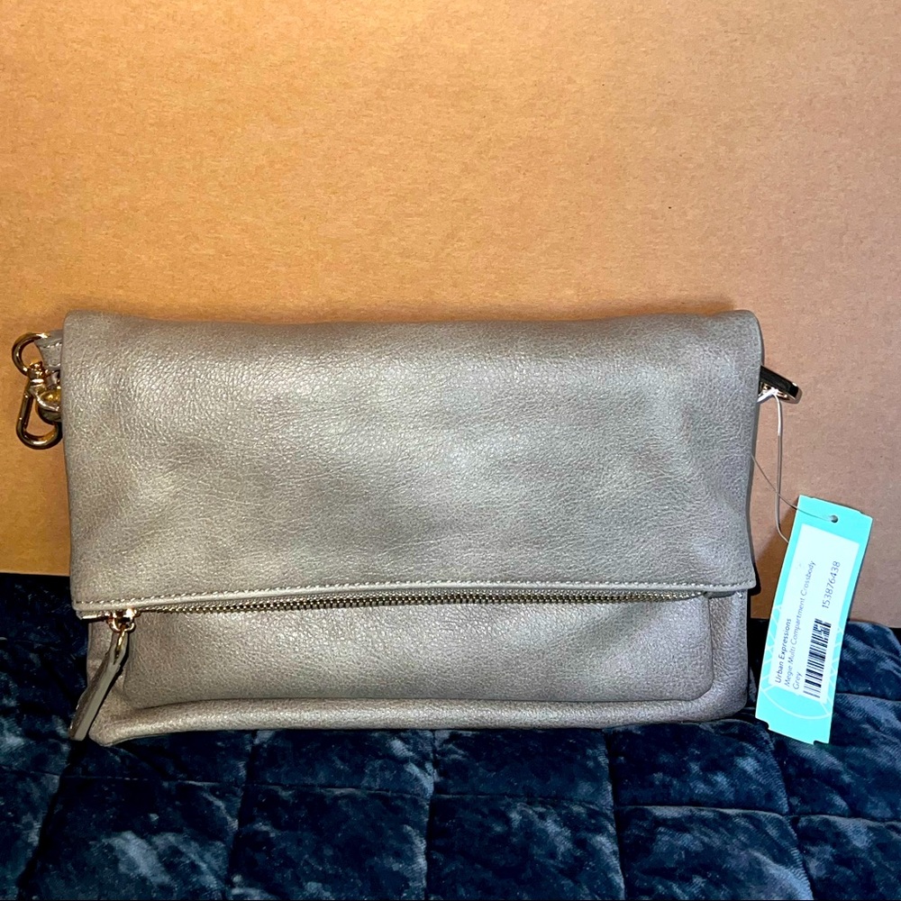 Fold over crossbody purse